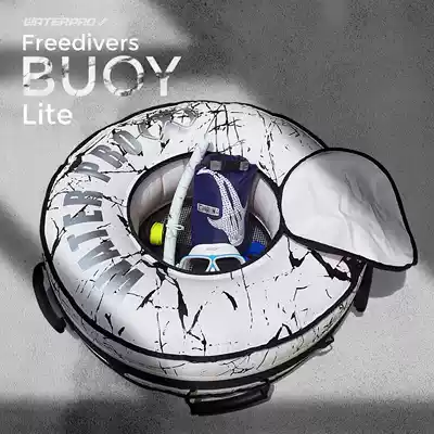 WATERPRO FREE diving buoy Portable surface float Tire-free safety instructions Optional diving rope