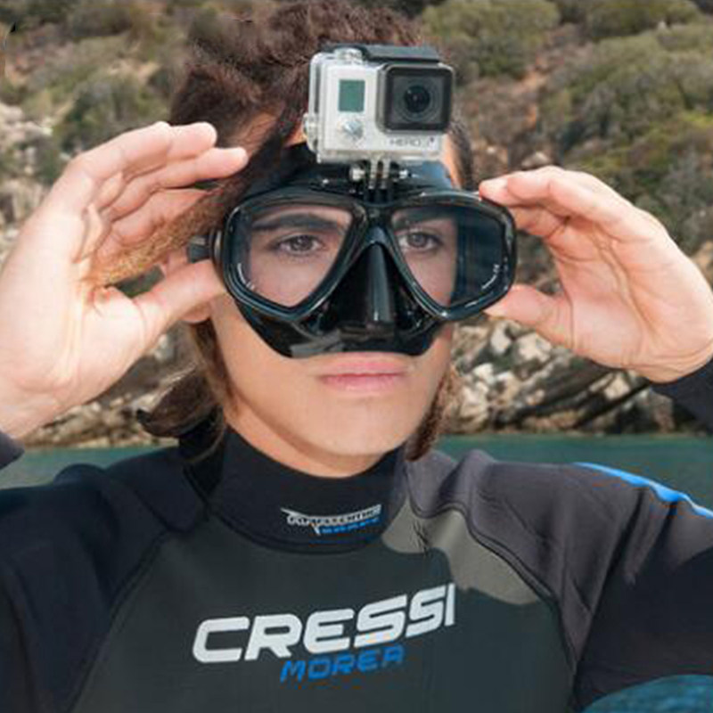 Italy Cressi ACTION DIVING MIRROR WATER LUNG DEEP DOWN MIRROR CAN BE FITTED GOPRO CAN BE MATCHED WITH MYOPIA