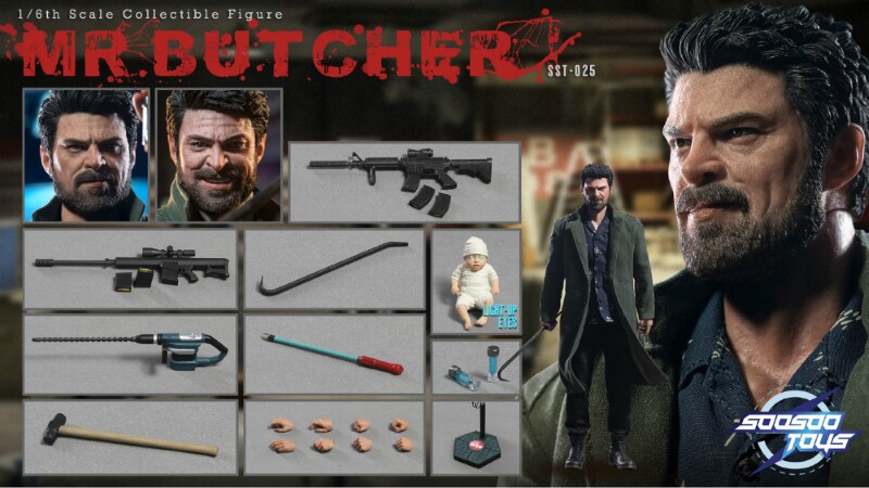 Soosootoys THE Mr.Butcher 1/6 Action Figure 12'' Collection 2025