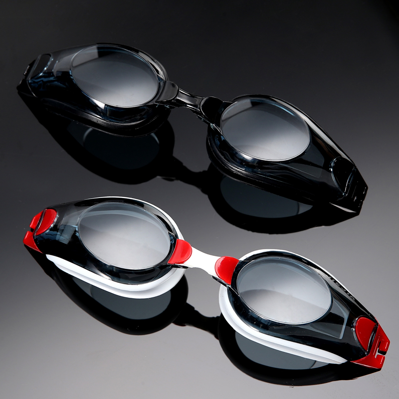 Swimming goggles waterproof anti-fog HD swimming glasses diving equipment myopia men's and women's professional swimming goggles swimming cap set female