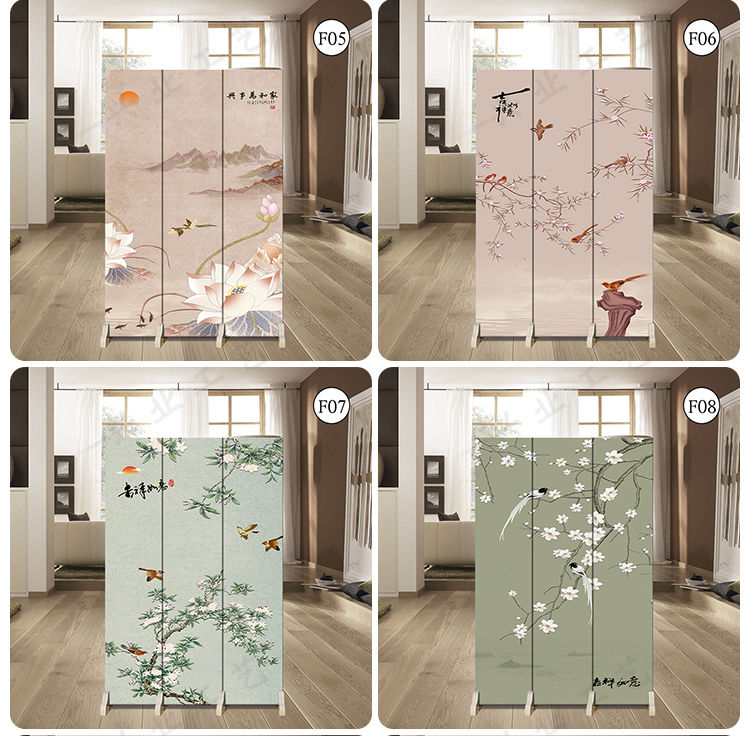 Văn phòng Trung Quốc phong cách gấp màn hình di động đơn giản vách ngăn đơn giản phòng khách hiện đại căn hộ nhỏ màn hình gỗ gấp - Màn hình / Cửa sổ vách ngăn gỗ phòng khách