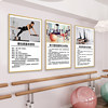 Pilates Wall Art Yoga Studio Training Classroom Wall Decoration Wallpaper Gym Fitness Studio Cultural Poster
