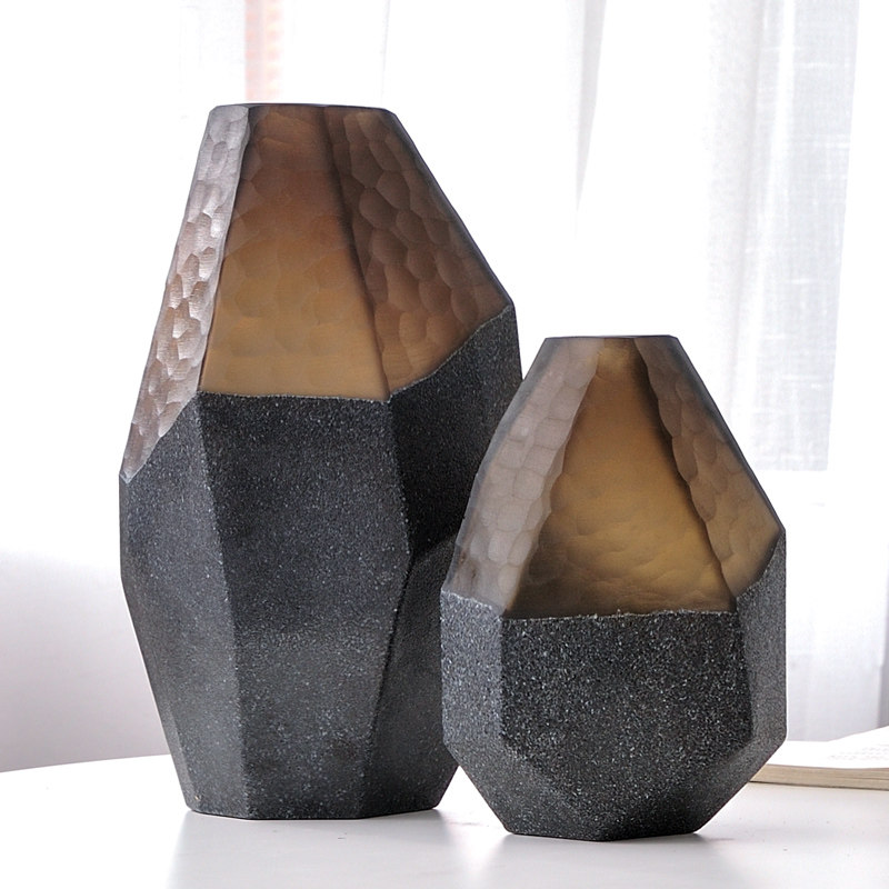 Modern glass vase decoration large living room flower arrangement minimalism bottle drying flower flower arrangement home decoration ideas