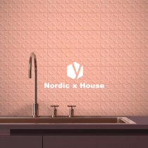 Italy Nordic Net red macaron tile macaron color restaurant kitchen bathroom wall tile glazed tiles