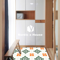 Nordic style kitchen bathroom tile tile toilet house background wall tile balcony non-slip floor tile 200x200