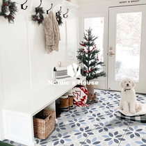 Retro small tiles 300x300 toilet tiles balcony floor tiles restaurant kitchen wall tiles toilet background tiles