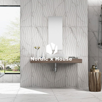 Nordic Matte Jazz White Antique Tiles Modern Simple Toilet Kitchen Wall Tiles Floor Tiles 300 800