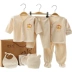Hộp quà tặng sơ sinh cho bé quà tặng bé phải sơ sinh 0-3 màu cotton phù hợp với bé hộp quà mùa hè