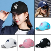 18 mới Hàn Quốc chính hãng MLB Yankees mũ bóng chày ny vịt lưỡi LA nam và nữ chống nắng mùa hè thủy triều hip hop - Bóng chày