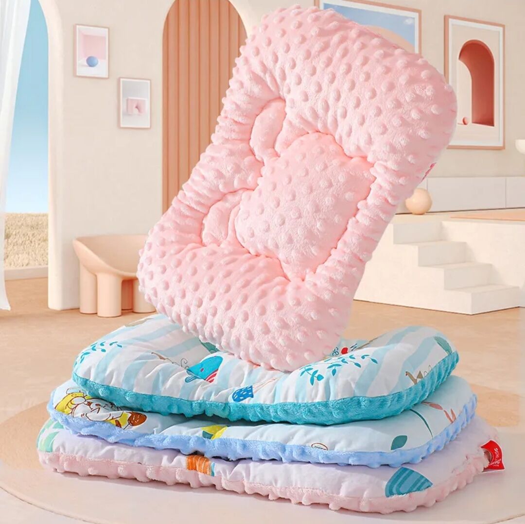 Babu bean children soothe bean pillow over 1 year old baby pillow autumn baby kindergarten dedicated double - sided breathable breathable