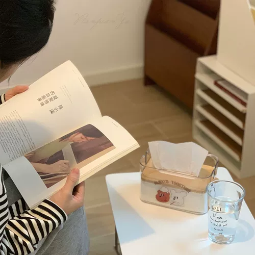 Коробка для бумажного полотенца может быть поднято высокое значение, карикатурная бумажная коробка, прикроватная, прозрачная настольная бумажная коробка для общежития