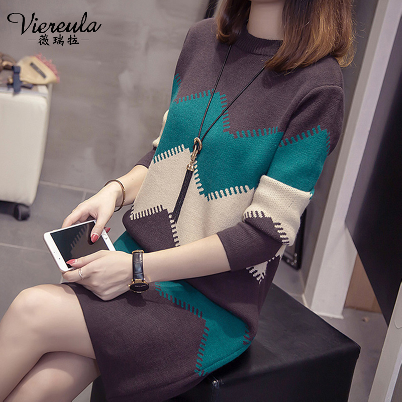 Autumn and Winter 2025 New Style Women's Mid-Length Sweater, Loose-Fitting Outerwear, Stylish and Versatile Knitted Top Autumn and Winter 2025 New Style Women's Mid-Length Sweater, Loose-Fitting Outerwear, Stylish and Versatile Knitted Top