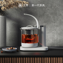 Sanjie Z2-D automatic water boiling tea set Electric kettle Pumping boiling water tea table integrated tea maker special