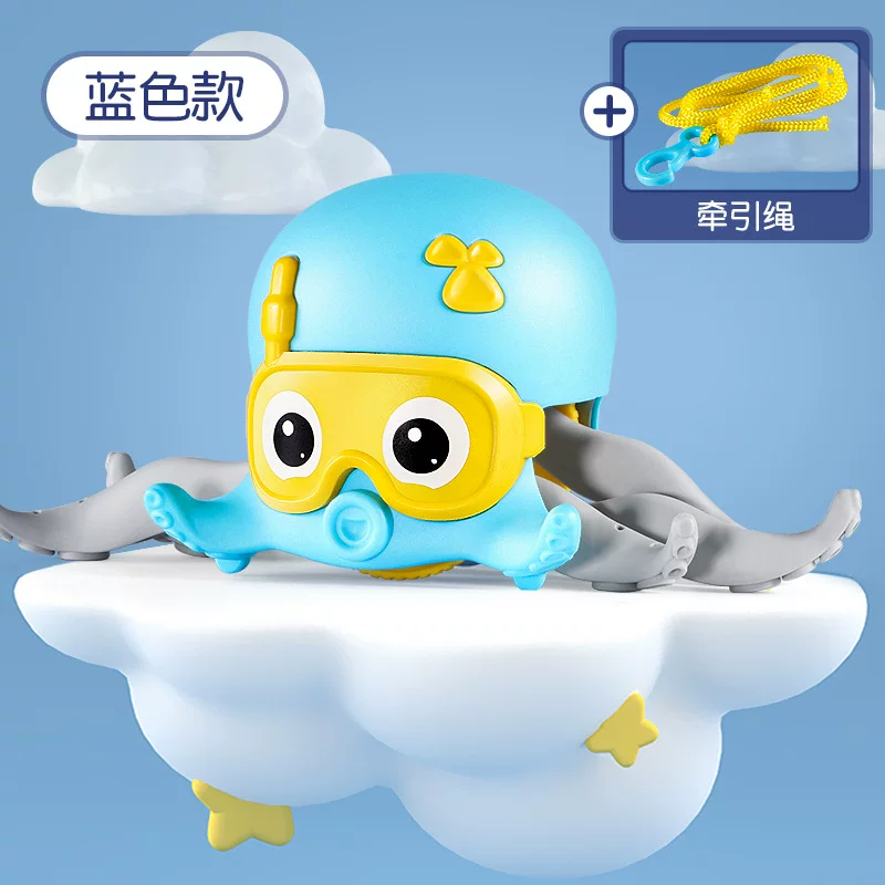 Реалистичная игрушка для ползания и игры во время купания в воде, осьминог