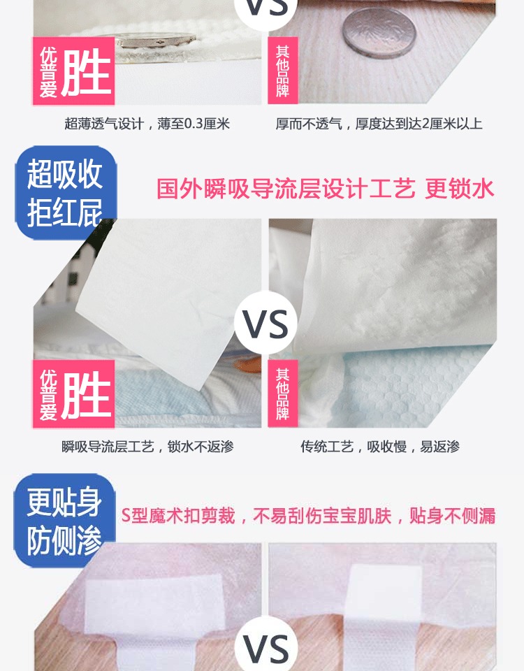 [Chính thức xác thực] Youpu yêu tã trẻ em siêu mỏng thoáng khí S M L XL - Tã / quần Lala / tã giấy tã quần huggies size s