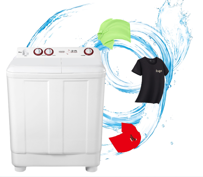 Haier chỉ huy máy giặt 9 kg bán tự động xi lanh đôi cũ thùng đôi hộ gia đình công suất lớn nhỏ TPB90-1 - May giặt máy giặt lg fv1409g4v