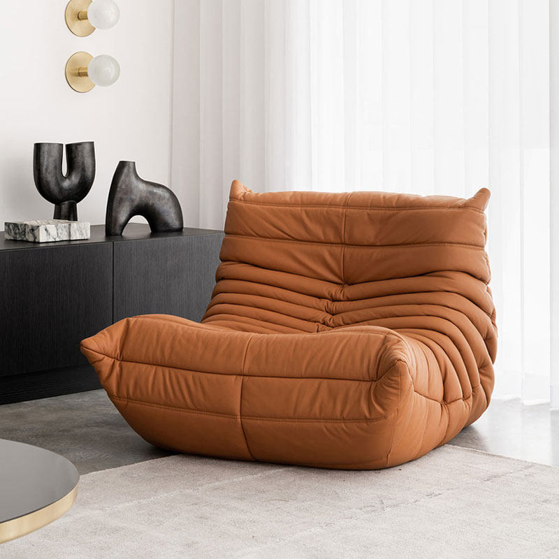 Net Red Hairy Caterpillar Sloth small sofa designer Creative Living Room Cloth Art Casual Single Chair Bedroom Balcony Deck Chair