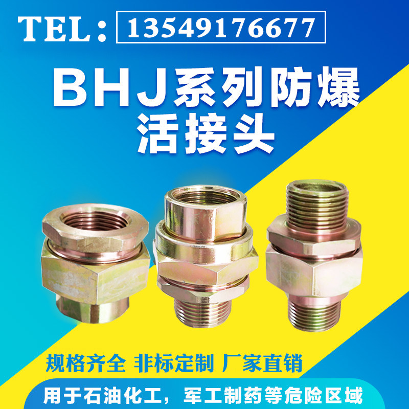 Explosion-proof movable joint BHJ double inner wire movable joint DN15 flexible pipe movable joint Reducer joint explosion-proof pipe joint - Taobao