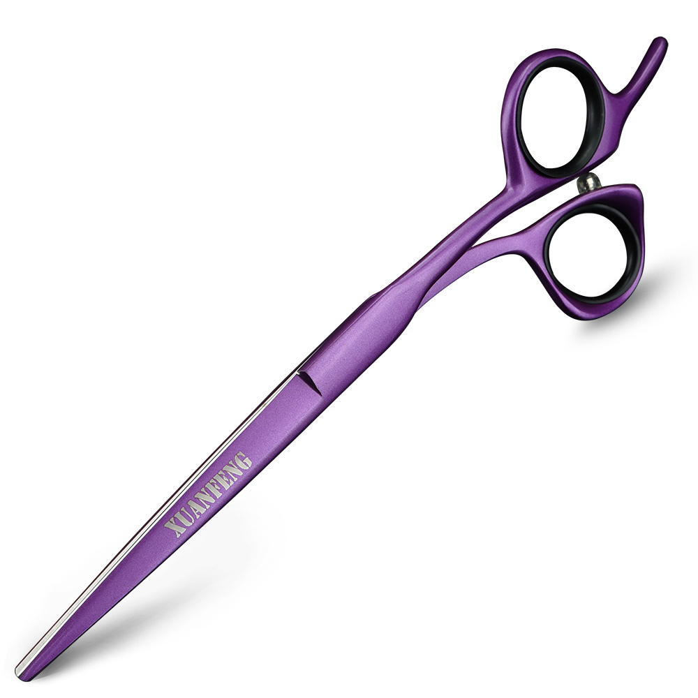 Xuanfeng 7 inch hair scissors blind hole Liuhai scissors Japan imported 440C hair salon hair stylist special flat scissors