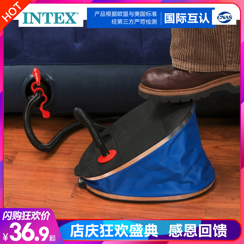 INTEX Inflatable foot pump Foot action pump Swimming ring Quick pump bucket Bed mat Rubber boat pump