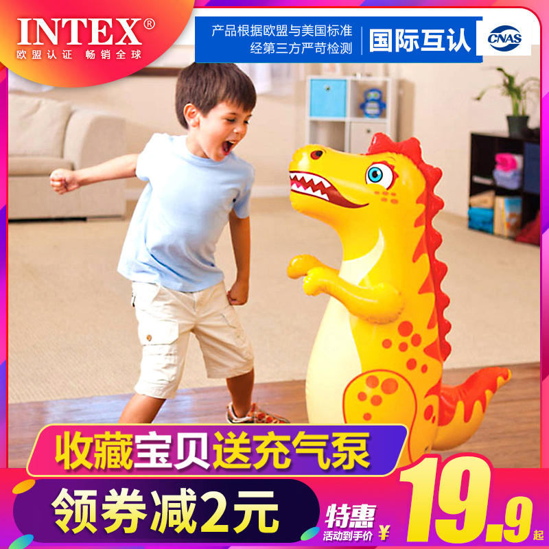 INTEX インフレータブルタンブラー おもちゃ 子供用 インフレータブル ボクシング キッズ エクササイズ ベビー ベビー ホーム フィットネス サンドバッグ