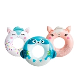 INTEX Плавательный круг подходит для мужчин и женщин, защита от опрокидывания, увеличенная толщина, 6 лет