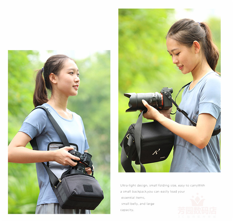 Sony A7CA6400 Micro Single Eye Camera Camera Bag Waterproof Single Shoulder Bag Portable Photographic Bag Pocket Digital Accessories Camera Bag