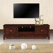 Ju Bosch national standard mahogany Indonesian black acid branch four door two draw TV cabinet Chinese solid wood Hall Cabinet locker