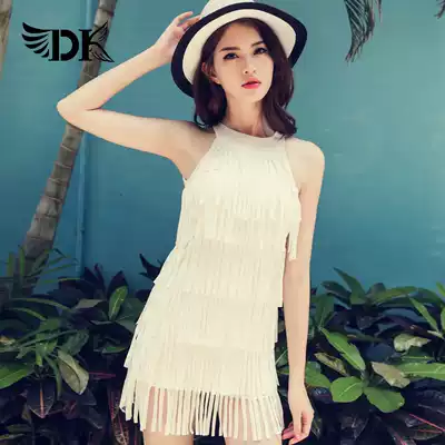 2021DK new women's one-piece swimsuit Women's Small breasts gather sexy flat corner hot spring swimwear conservative swimwear