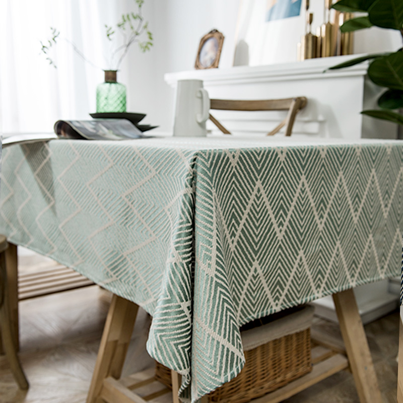 Stalls tablecloth cloth fabric cotton linen Japanese style simple rectangular coffee table placemats cover towels Nordic