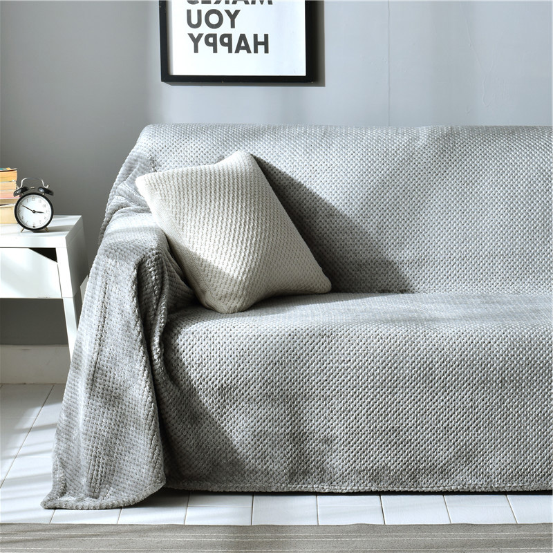 Cat-proof sofa full cover in Japanese-style sofa blanket lazy universal cover sofa mat protective cover