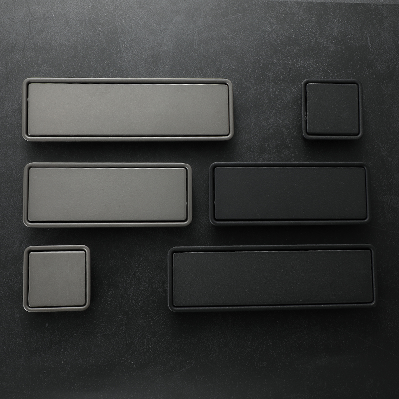 Modern minimalist concealed drawer with inserted handle European style slotted hidden wardrobe door handle American