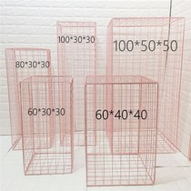 Iron mesh scene decoration frame Iron cage Balloon column Vertical festival square divider Wrought iron mesh Mesh mesh plate