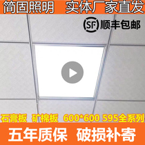 Integrated ceiling 300x600x1200led flat panel light 30x60x120 gypsum mineral wool board Engineering light embedded