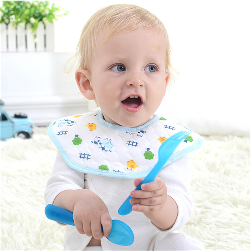 (3 dress) Baby anise surrounding mouth by button Child surrounding pocket round baby Saliva Towel Pure Cotton Waterproof 360 degrees-Taobao