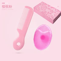 Силиконовая розовая губка для ванны