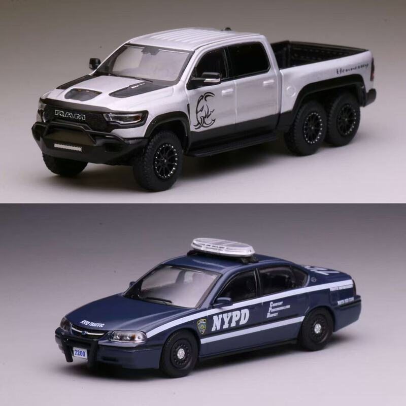 596 1:64 Ram Tyrannosaurus Mammoth Pickup Impala Nypd New York Traffic Police Auxiliary Alloy Car Model 596 1:64 Ram Tyrannosaurus Mammoth Pickup Impala Nypd New York Traffic Police Auxiliary Alloy Car Model