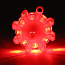Mini 8* LED Emergency Safety Flare Red Road Flare Magnet Fla