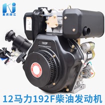 Diesel engine 192 air-cooled single cylinder diesel engine 12 horsepower micro Tiller head 6kw diesel generator power