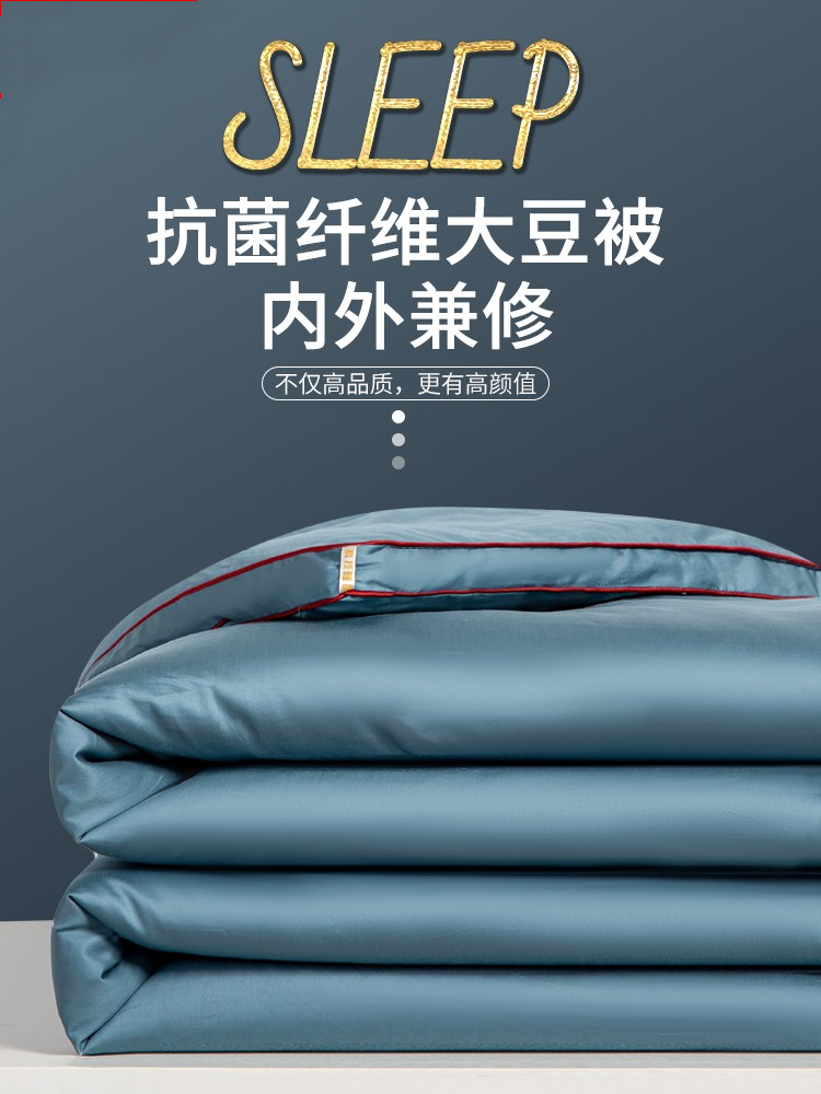 Baijialovers Soybean Fiber Quilt Spring Autumn Cotton Quilted By Double Summer Cool by Four Seasons General Summer Single Air conditioning Quilt Core