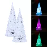 Радужная рождественская елка ночной свет Акриловой светодиодный праздничный свет