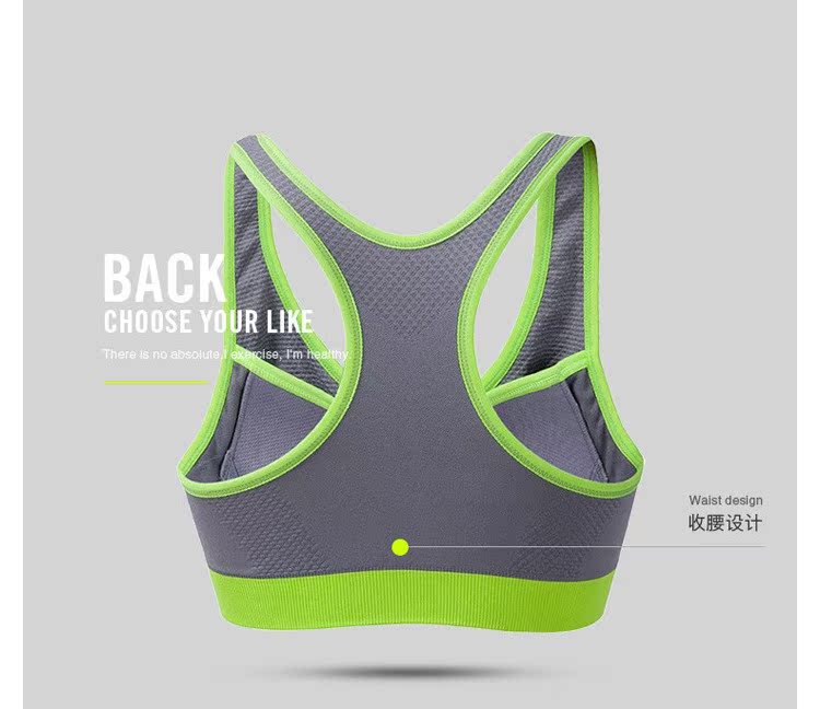Áo vest thể thao nữ áo ngực dày đệm ở cường độ cao nhanh khô không có vòng thép chống sốc tập hợp chạy đồ lót thể dục áo bra adidas