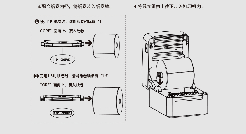 Bề mặt điện tử hiệu quả nhiệt máy in mã vạch duy nhất - Thiết bị mua / quét mã vạch