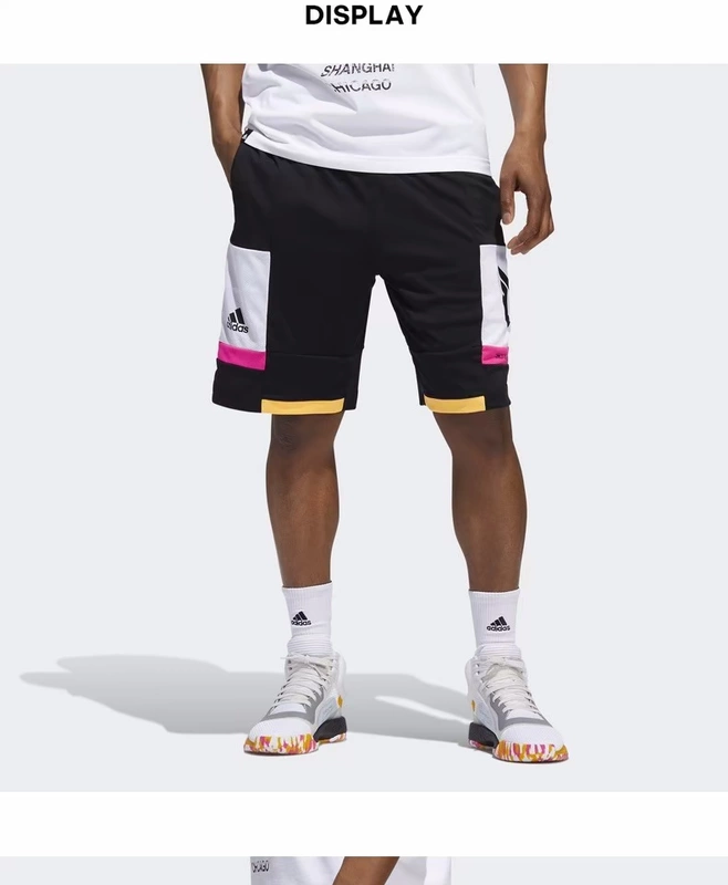 Quần short Adidas adidas 2019 hè mới Quần short bóng rổ nam McGrady DZ0614 - Quần thể thao