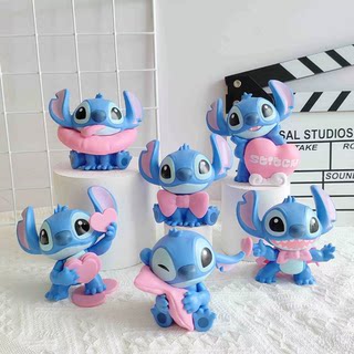 Stitch lilo and stitch figure classic cartoon desktop decoration vinyl doll cake baking decoration