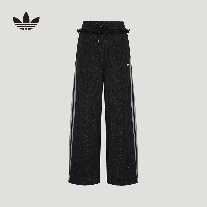 Adidas Adidas Trefoil Winter Women's Ruffle Loose Casual Sports Pants Glutinous Rice Pants Long Pants Kx4914 Adidas Adidas Trefoil Winter Women's Ruffle Loose Casual Sports Pants Glutinous Rice Pants Long Pants Kx4914