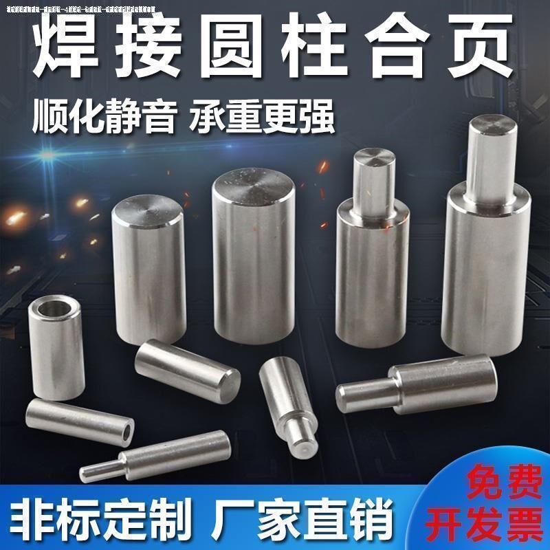 Stainless steel bearing hinge upper and lower shaft hanging door shaft concealed fire door hinge large iron door pin door column welding column
