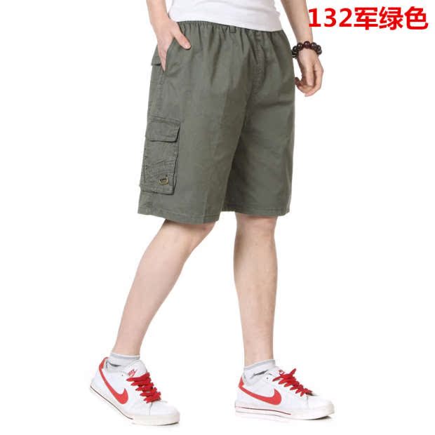 Gửi cha quần trung niên nam mùa hè quần trung niên nam cắt quần trung niên nhiều tuổi quần baggy nam