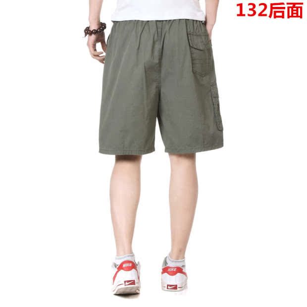 Gửi cha quần trung niên nam mùa hè quần trung niên nam cắt quần trung niên nhiều tuổi quần baggy nam