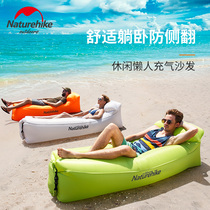 Naturhike Norway customer outer space air sofa bed for lunch break beach portable sloth inflatable sofa inflatable bed